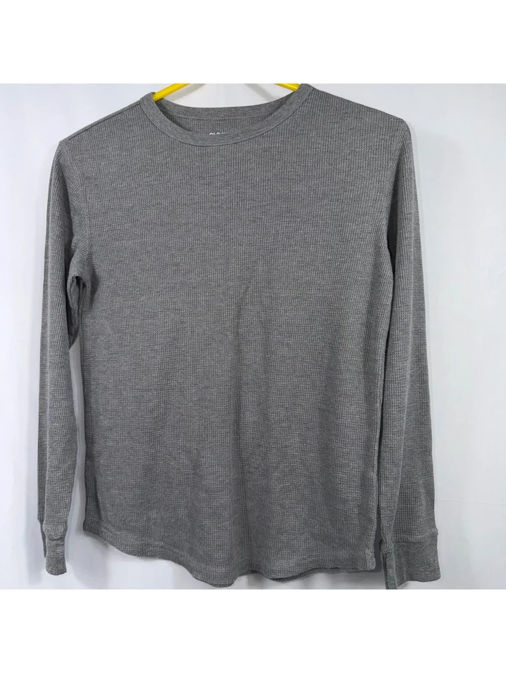Old Navy Boys XL 14-16 Gray Waffle Knit Thermal Shirt